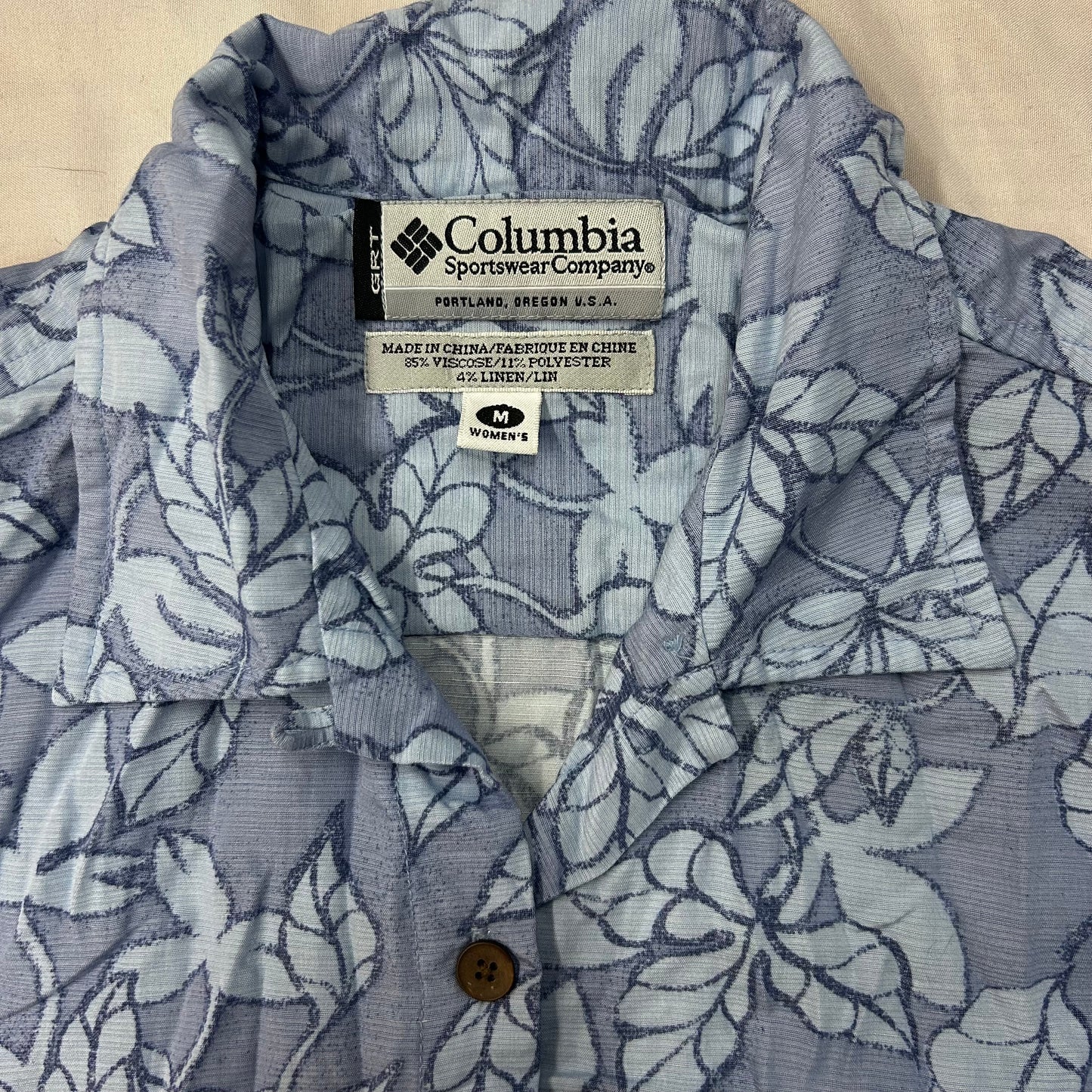 Columbia short sleeve button up