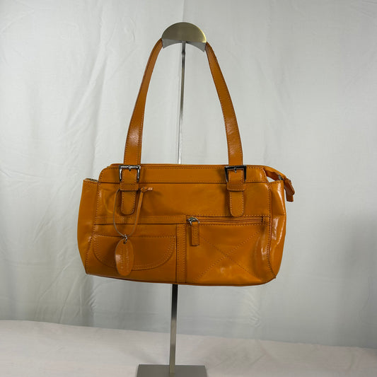Landon Orange Genuine Leather handbag