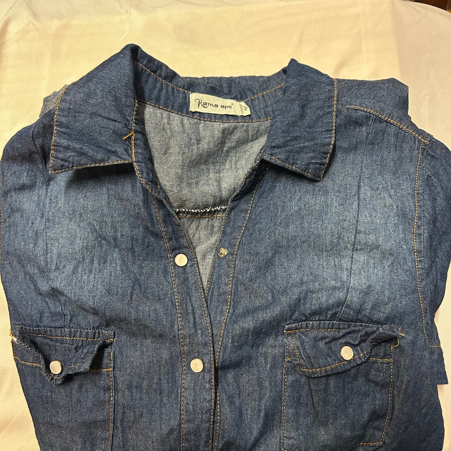 Denim dress