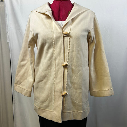 Beige 100% wool jacket