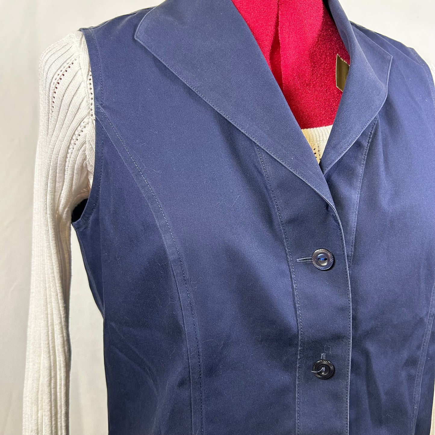 Non- iron blazer vest