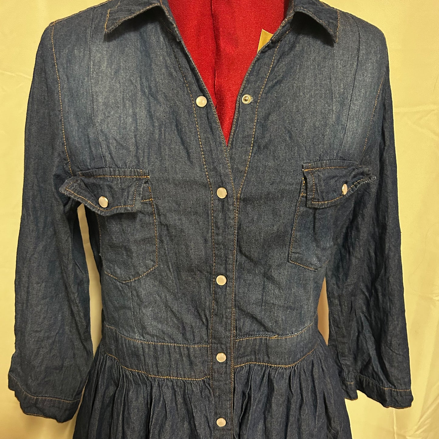 Denim dress