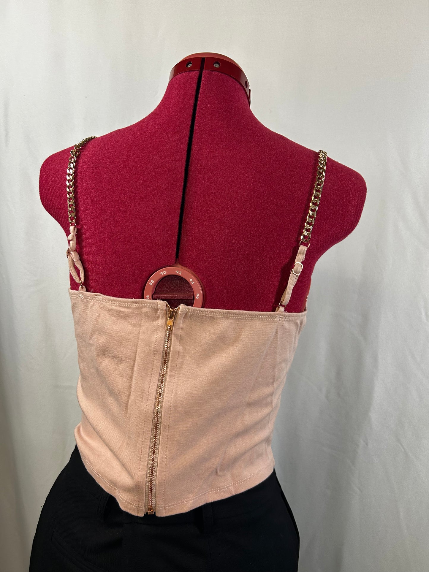 Pink guess corset top